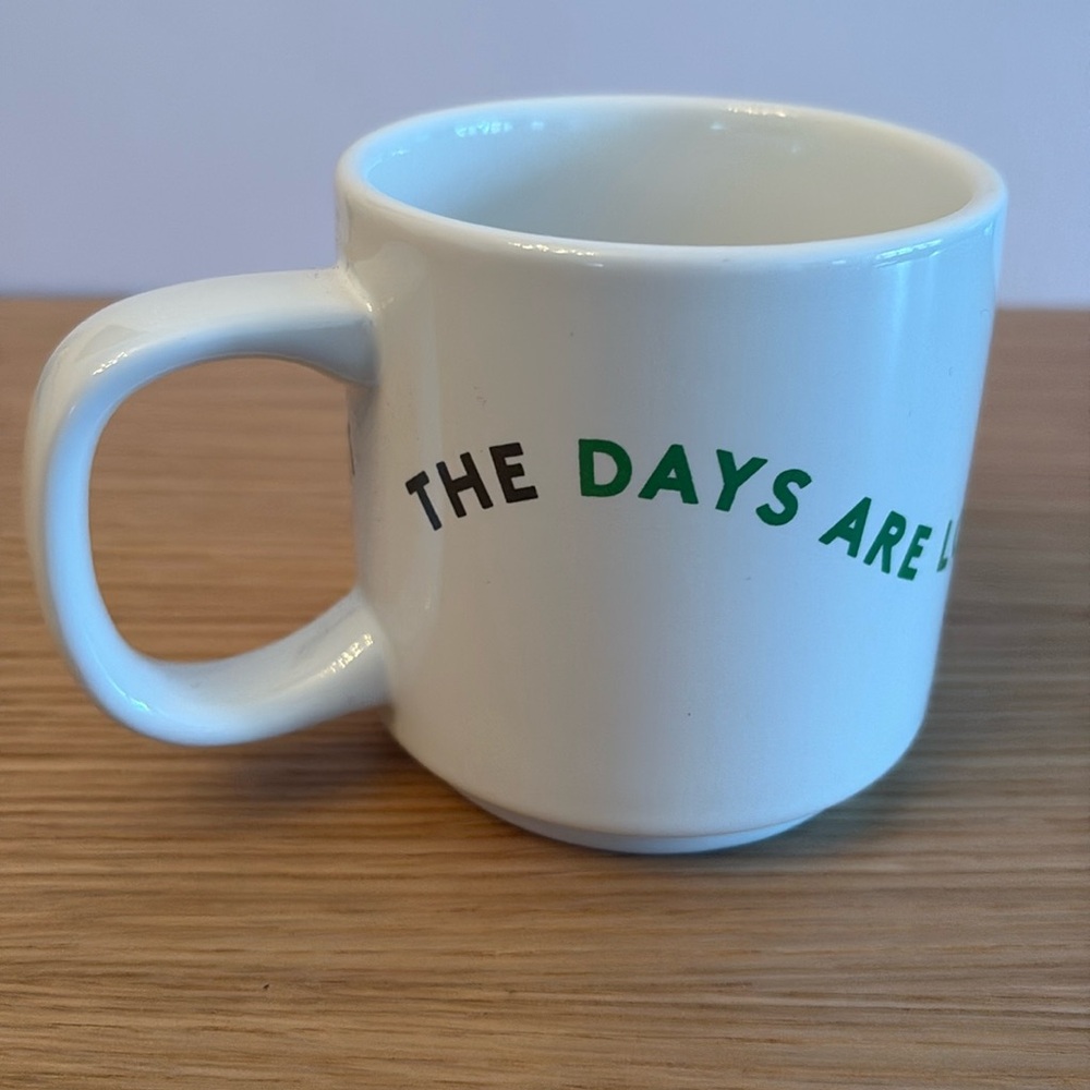 Lovevery  Ceramic “The Days are Long But the Years are Short” Mug